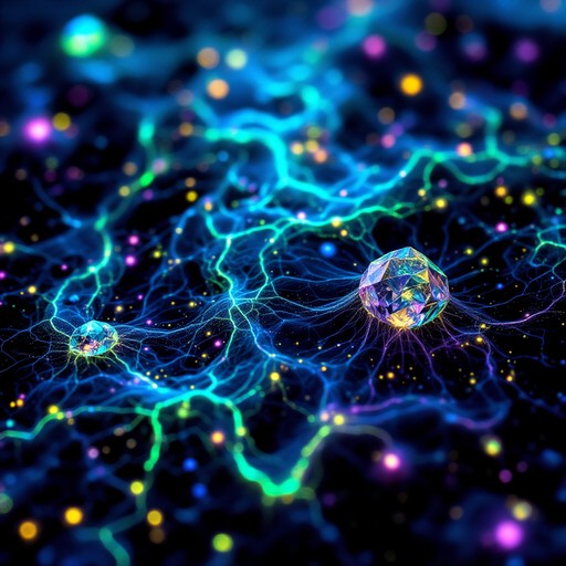 Free Cosmic Cellular Energy Image - Abstract, Luminescent, Cellular ...