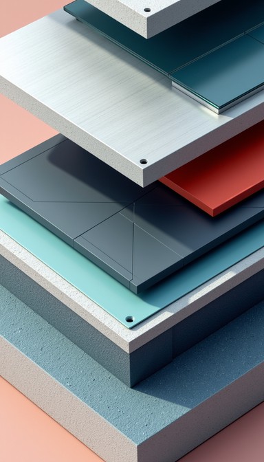 Free Layered Material Composition Image - Geometric, Layered ...