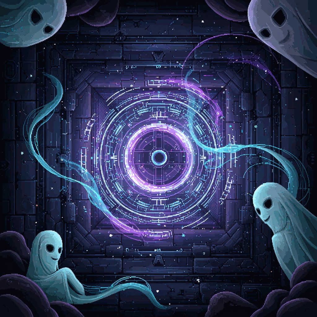 Free Ethereal Pixelated Vortex Image - Portal, Ghostly, Ethereal ...