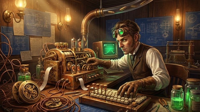 Free Victorian Code Breaker Image - Steampunk, Inventor, Victorian ...