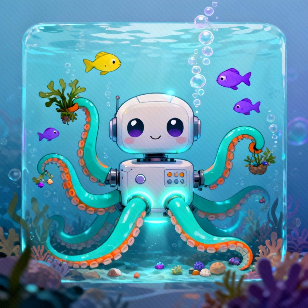 Free Octopus Robot Helper Image - Robot, Octopus, Underwater | Download ...