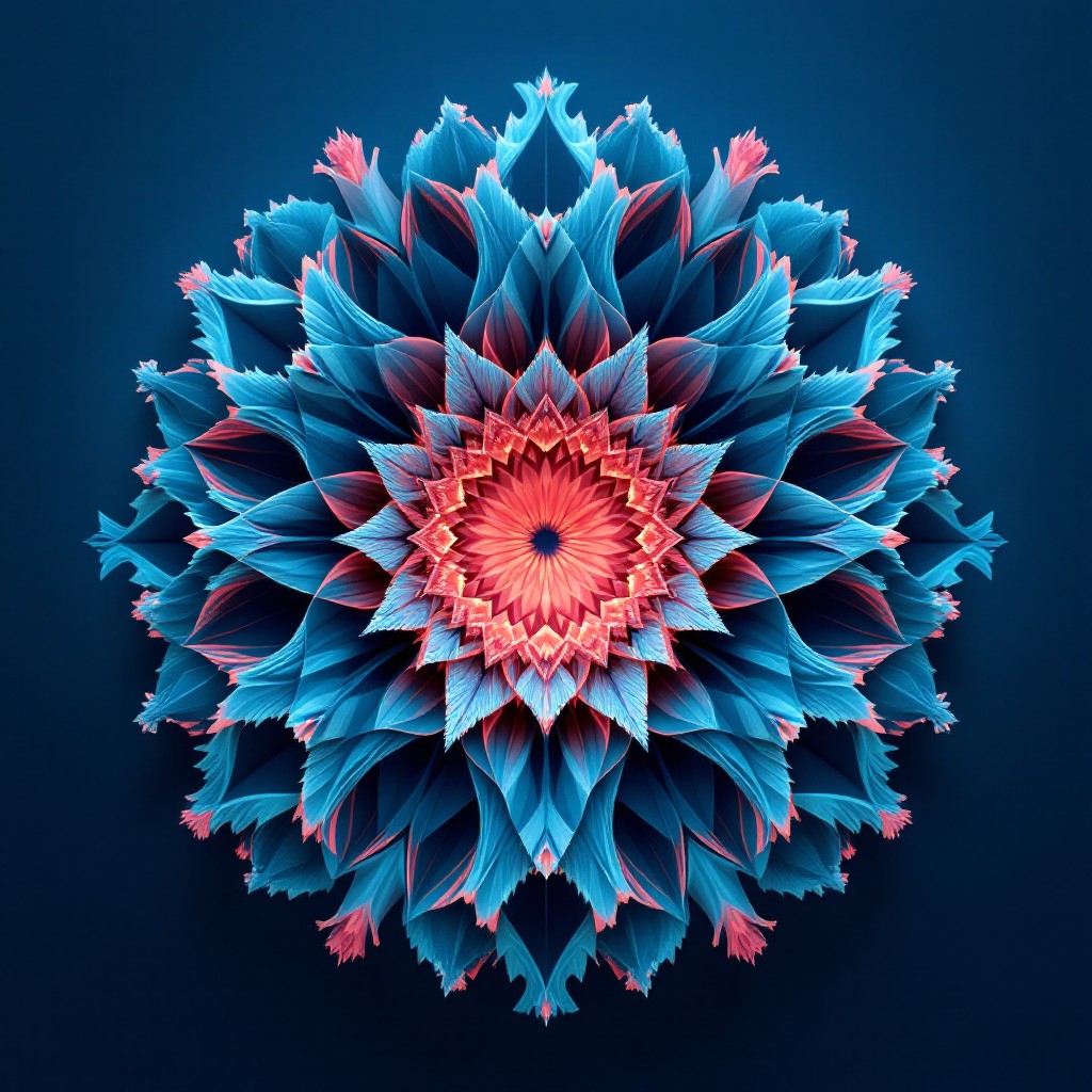 Free Fractal Bloom Geometry Image - Fractal, Geometry, Symmetry ...