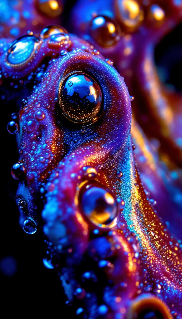 Free Iridescent Octopus Texture Image - Octopus, Tentacle, Cephalopod ...