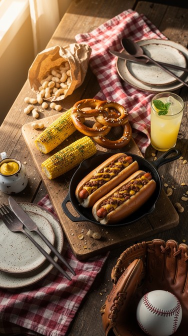 Free Classic American Cookout Image - Ballpark, Baseball, Corndog ...