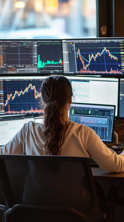 Chart Analyst Free Analyzing Market Trends Image - Finance, Analyst, Woman | Download ...
