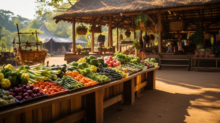Free Rustic Market Scene Image | Download at StockCake