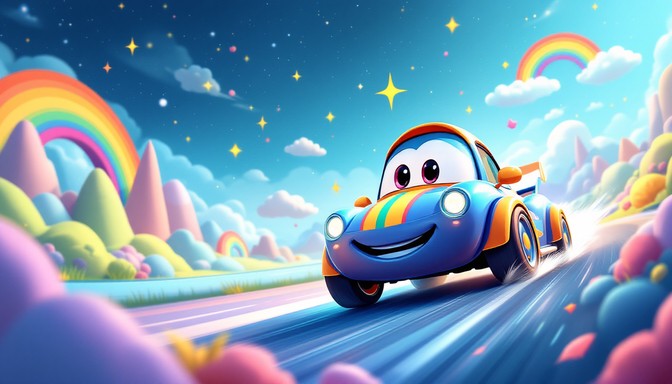 Free Magical Racing Adventure Photo - Cartoon, Car, Racing | Download ...