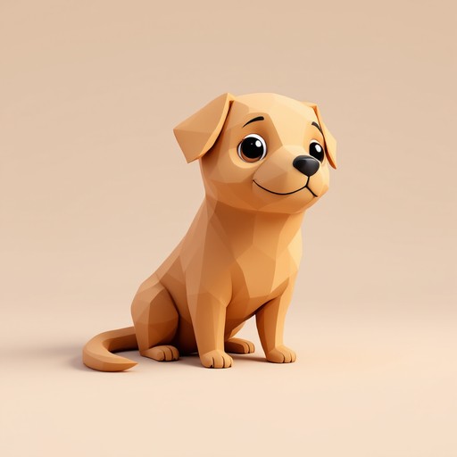 Free Geometric Puppy Art Image | Download at StockCake