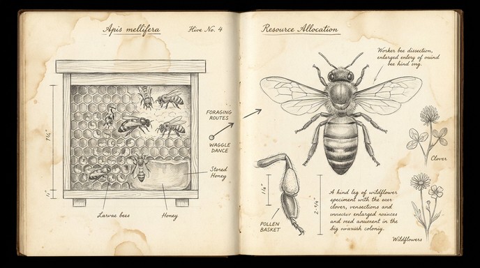 Download Vintage beehive illustration Image - Vintage, Beehive, Bees ...
