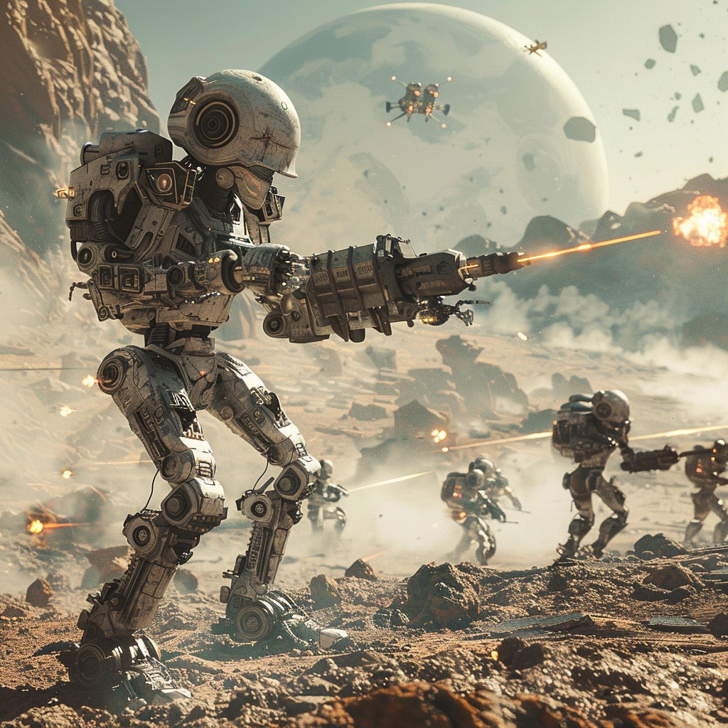 Free Robot Battle Chaos Image - Robot, Battle, War | Download at StockCake