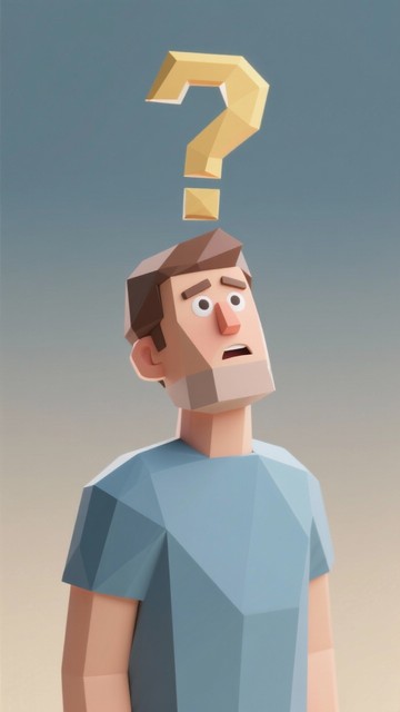 Question Man Character Free Question Mark Man Image - Confused, Questioning, Puzzled ...