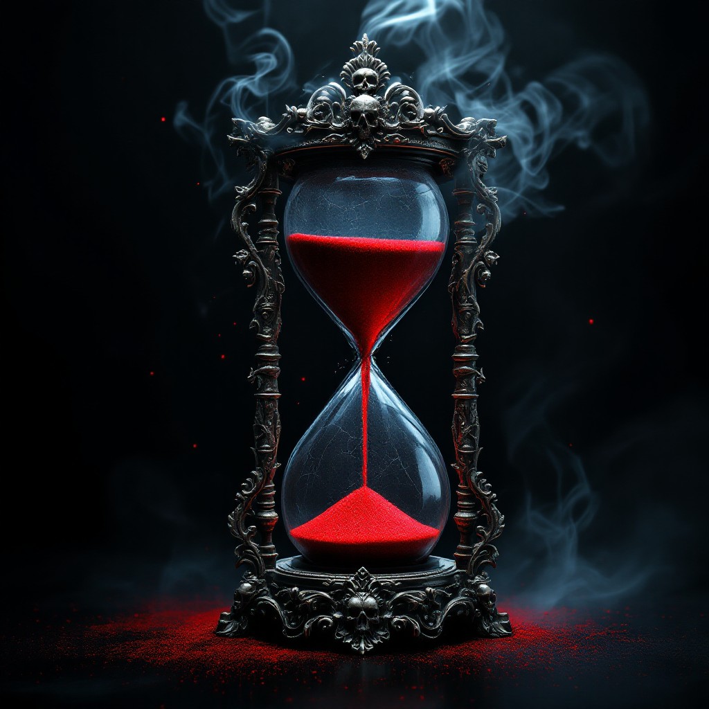 Red Using Time Image Free Time Runs Red Image - Hourglass, Gothic, Victorian | Download at ...