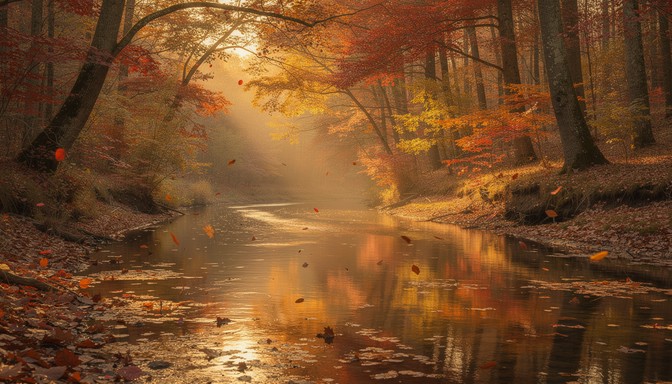 Free Autumn River Sunset Image - Autumn, River, Sunset | Download at ...
