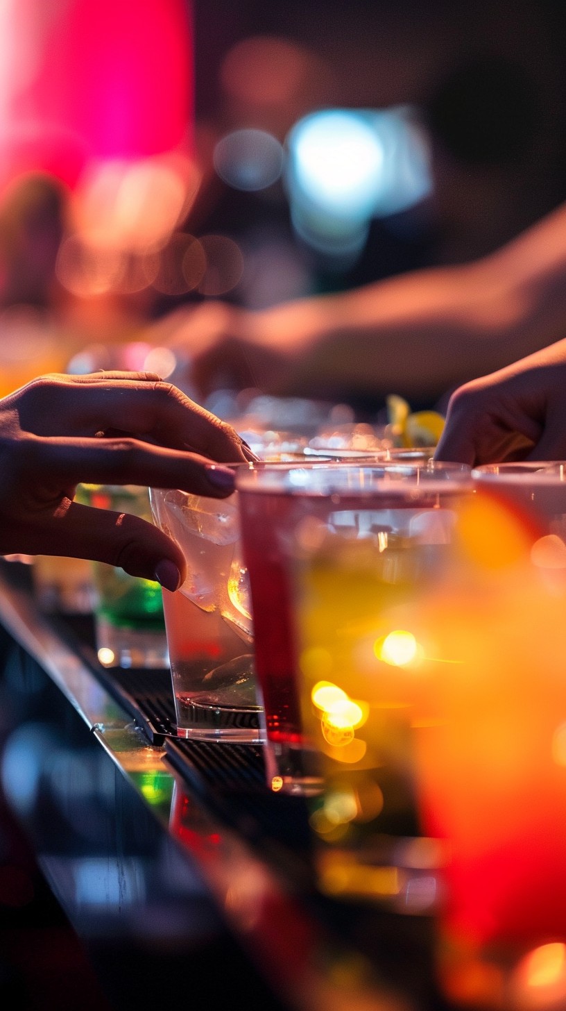 Track Bar Scene Free Vibrant Bar Scene Image - Bar, Nightlife, Colorful | Download at ...