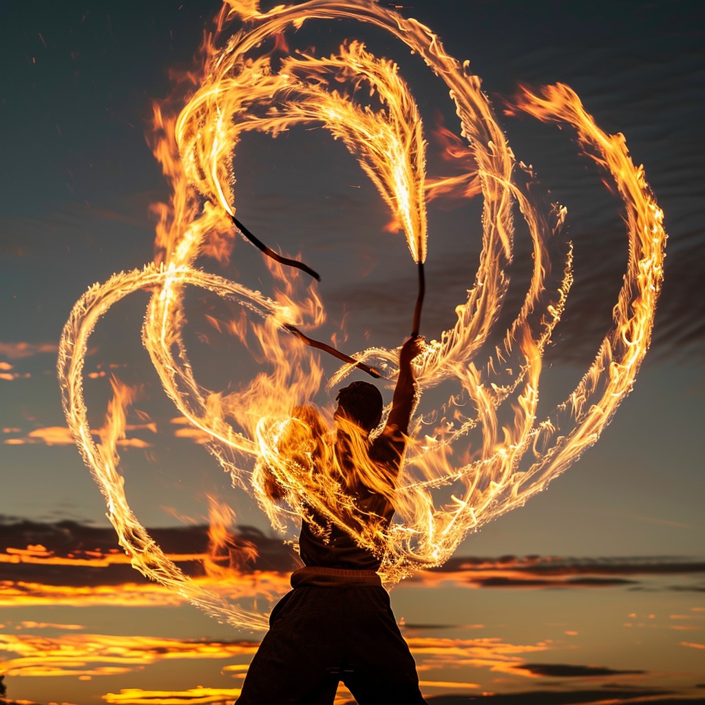 Free Fiery Performance Art Image - Fire, Performance, Beach | Download ...