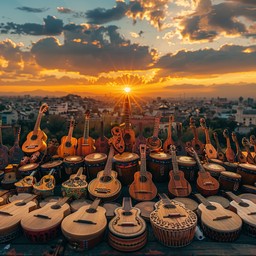 Sun Music Instruments Free Musical Sunset Melody Image - Sunset, Boat, Instruments | Download ...
