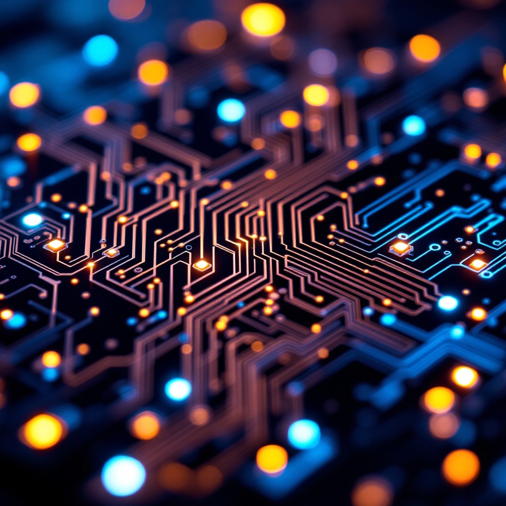 Free Glowing Circuit Patterns Image - Circuit, Technology, Digital ...