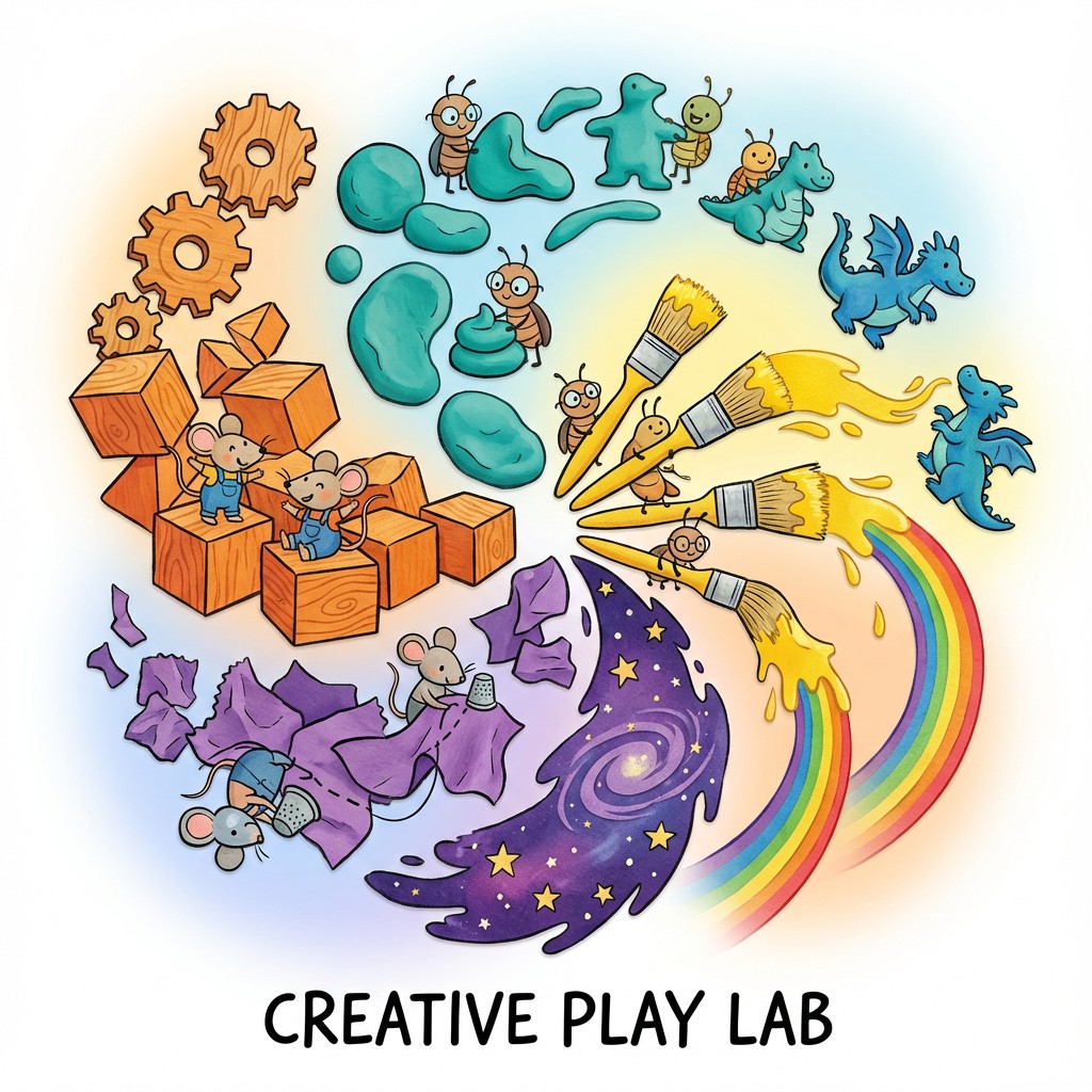 Free Creative Play Laboratory Image - Illustration, Whimsical, Children ...