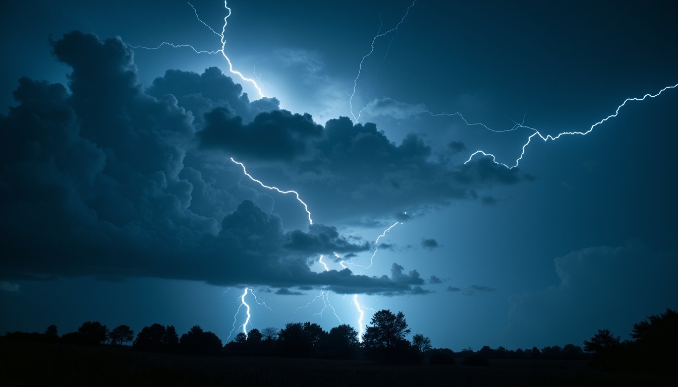 Free Electric Night Storm Image - Lightning, Storm, Thunderstorm ...