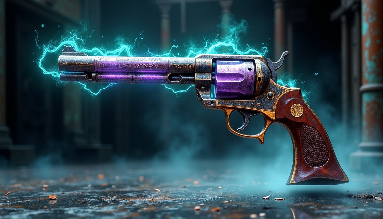 Free Dimensional Magic Firearm Image - Revolver, Magical, Arcane ...