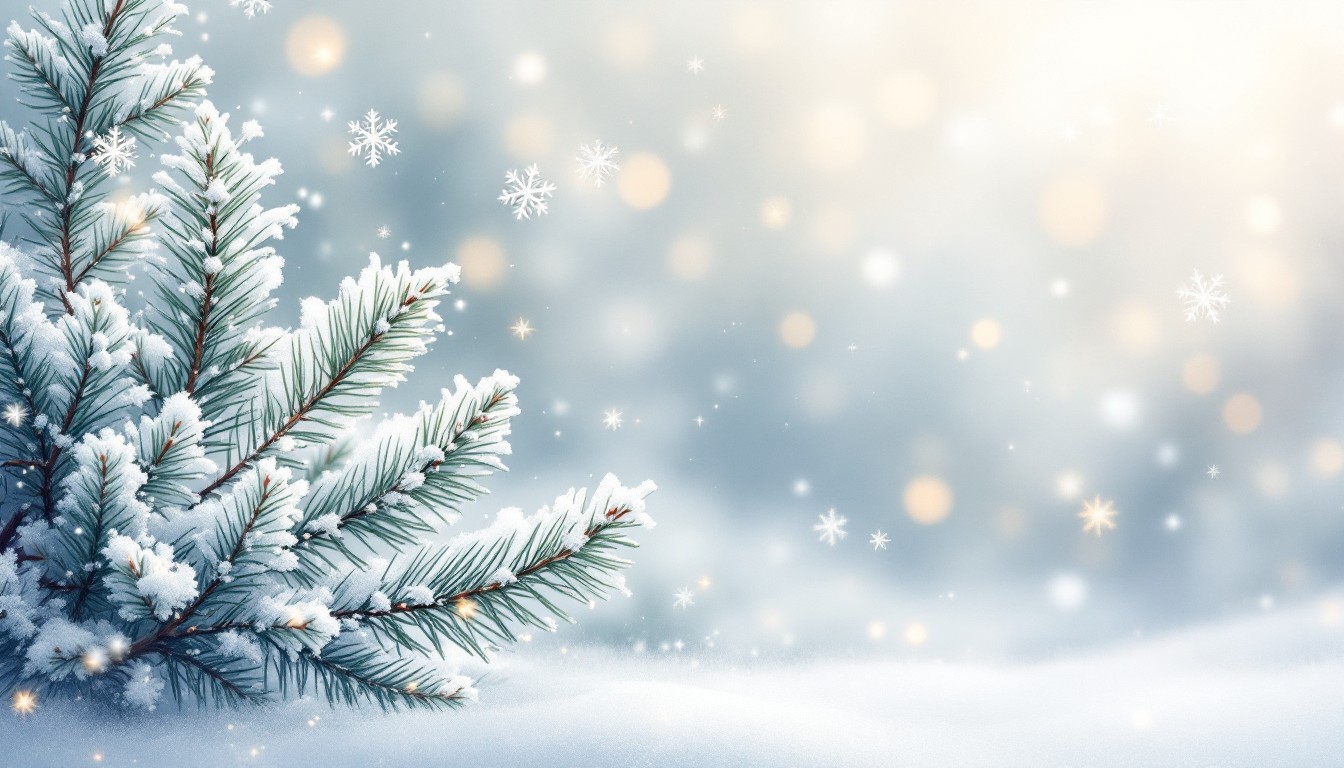 Free Snowy Pine Magic Image - Winter, Snow, Pine | Download at StockCake