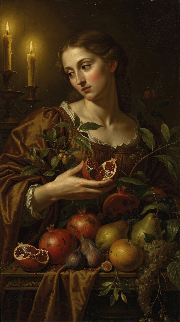 Free Renaissance Fruit Portrait Image - Portrait, Woman, Renaissance ...