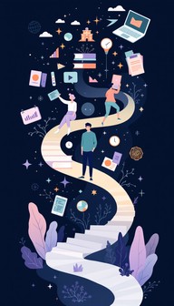 Winding Learning Path Free Learning Path Upward Image - Education, Learning, Student ...