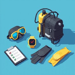 Kit Dig Diving Instruments Free Dive Preparation Kit Image - Scuba, Diving, Equipment | Download ...