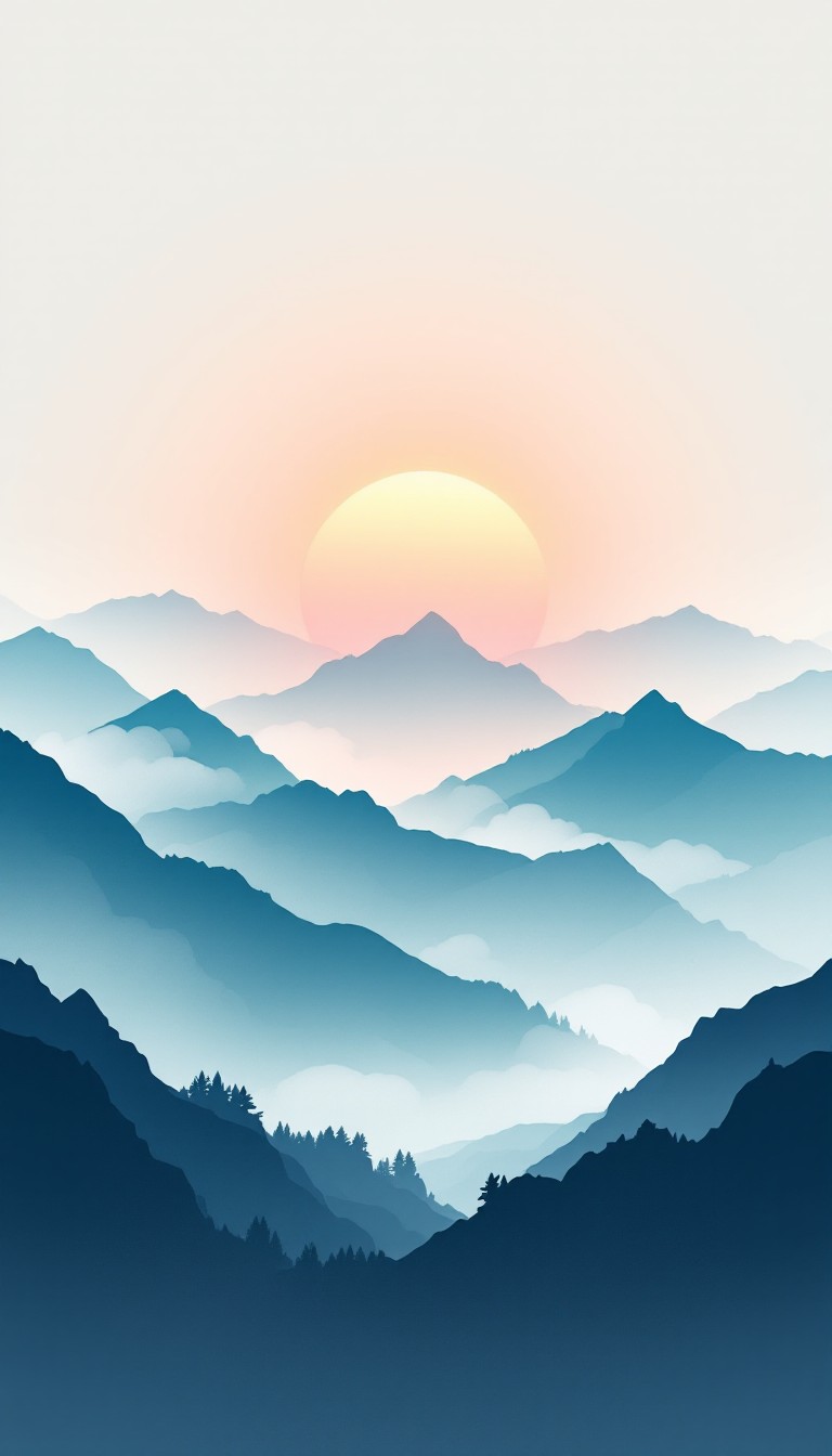Free Misty Mountain Dawn Image - Mountains, Mist, Fog | Download at ...