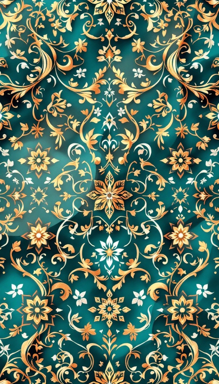 Free Turquoise Arabian Pattern Image - Arabesque, Geometric, Turquoise ...