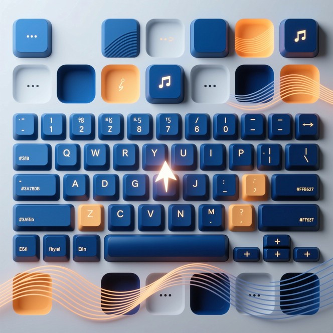 Free Keyboard Texture Stock AI Images | StockCake
