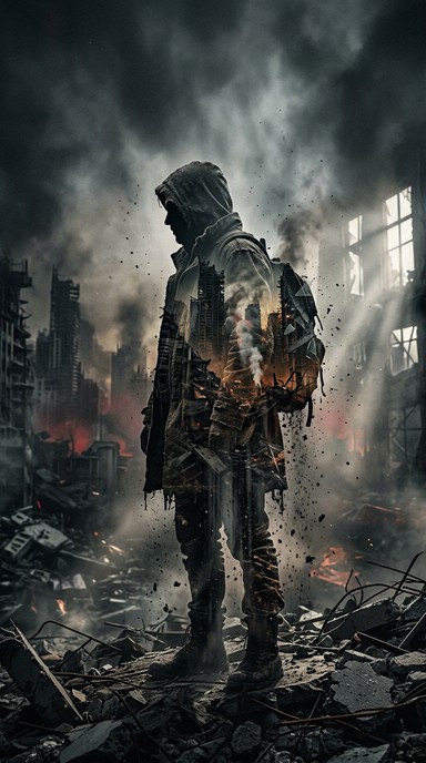 Free Ruins Within Man Image - Surreal, Apocalyptic, Ruins | Download at ...