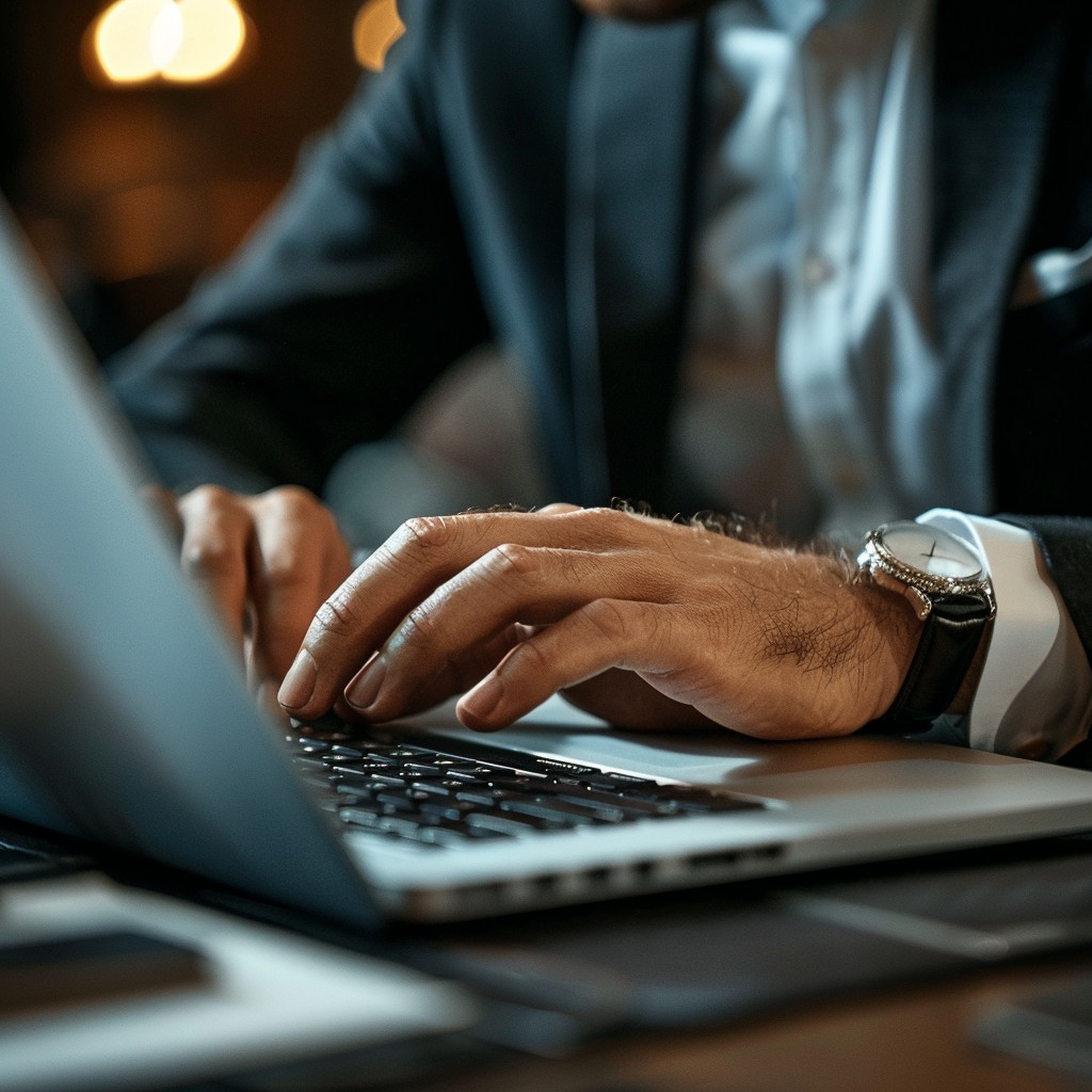 Professional Typing Free Focused Business Typing Image - Professional, Businessman, Typing ...