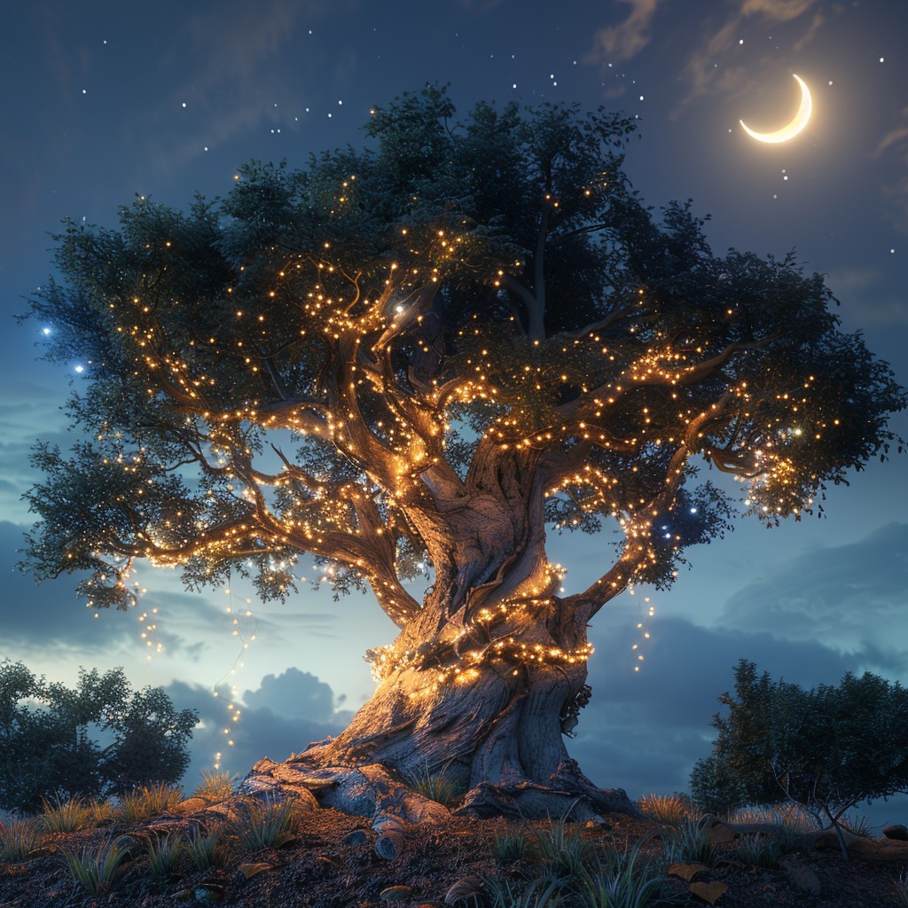 Free Enchanted Twilight Tree Image - Enchanted, Twilight, Tree ...
