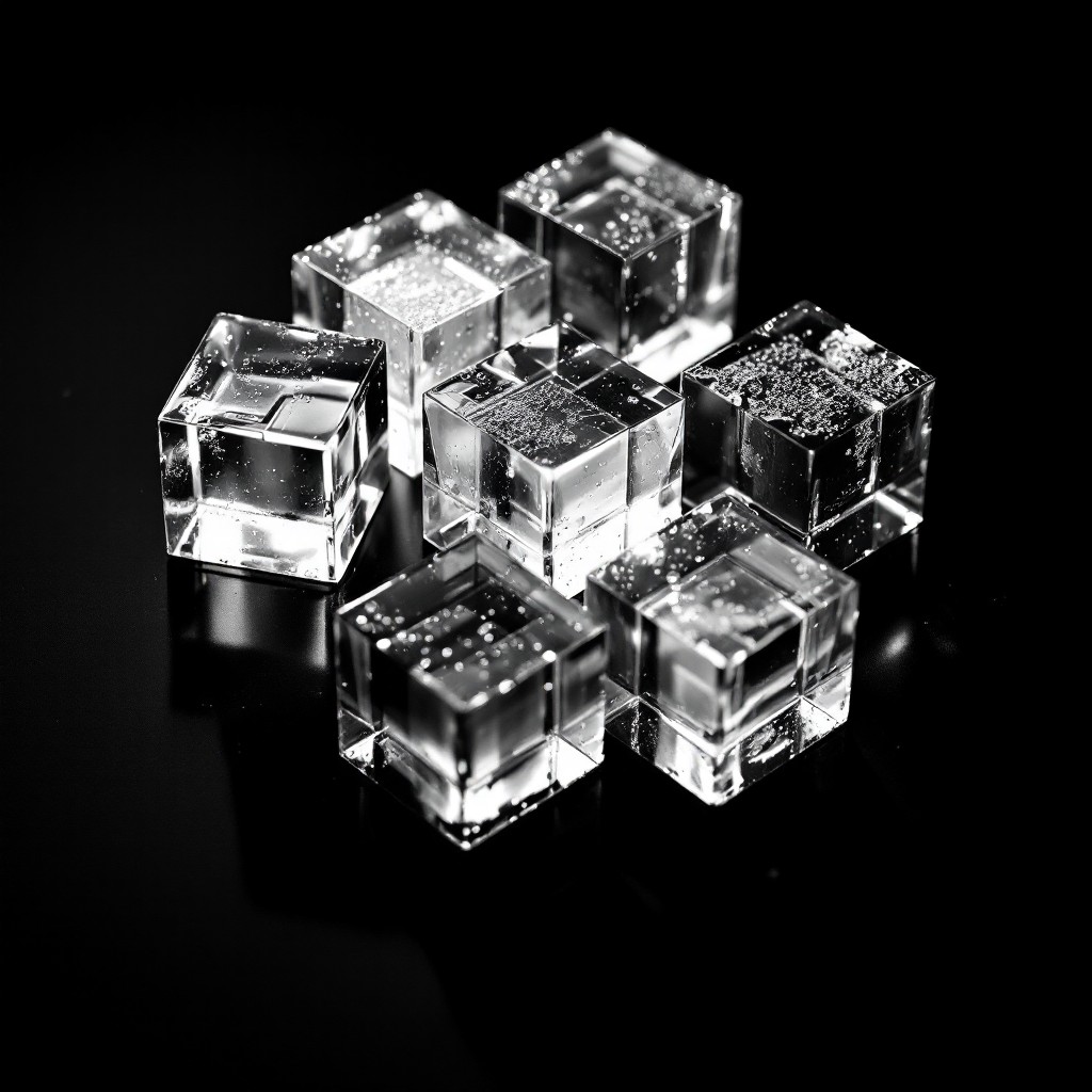 Free Translucent Cube Symphony Photo - Minimal, Geometric, Transparent ...