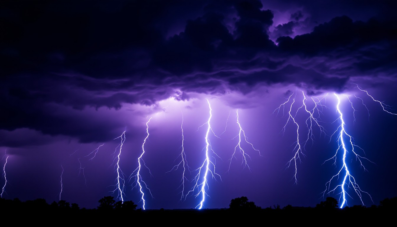 Free Purple Storm Fury Image - Lightning, Storm, Thunder | Download at ...
