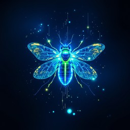 Computer Graphics Firefly Free Glowing Cyber Firefly Image - Cyberpunk, Firefly, Digital ...