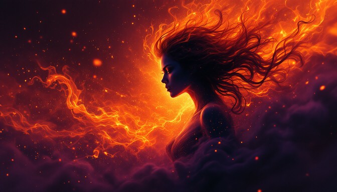 Free Fierce Fire Goddess Image - Woman, Goddess, Silhouette | Download ...