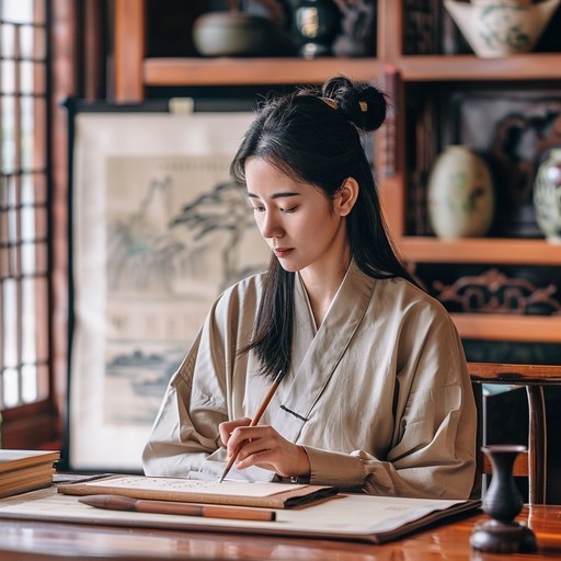 Free Focused Creative Writing Image - Woman, Traditional, Writing ...