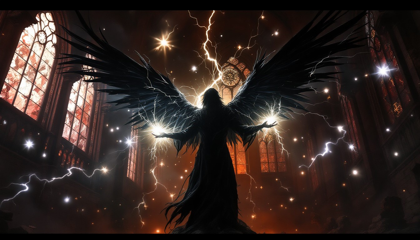 Free Divine Gothic Savior Photo - Angel, Wings, Cathedral | Download at ...