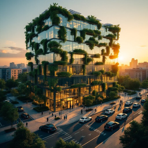 View of 10 Sustainable High-Rise Buildings to Look Up To - gb&d