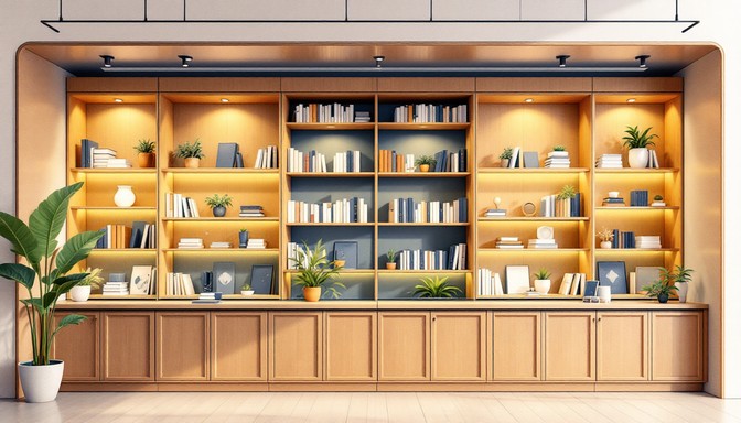 Free Luxurious Library Display Image - Bookshelf, Library, Storage ...