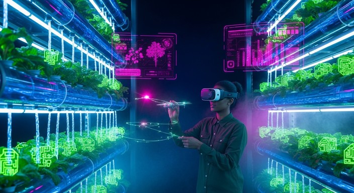 Free Future Farming Innovation Image - Futuristic, Agriculture, Farmer ...