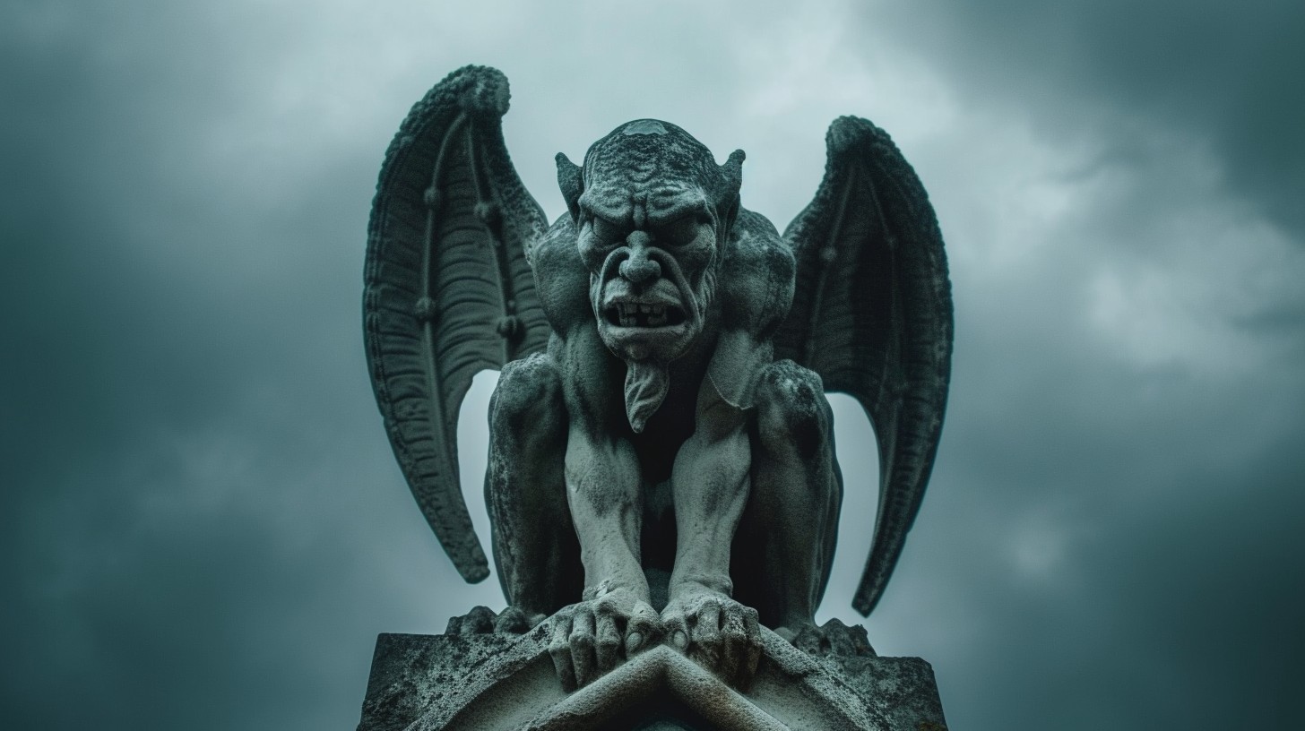 Free Gargoyle Silhouette Brooding Image - Gargoyle, Statue, Gothic ...