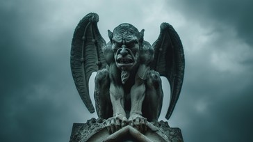 Free Majestic Gargoyle Silhouette Image - Statue, Gargoyle, Sunset ...