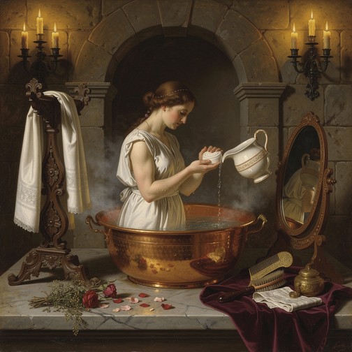 Free Renaissance Bathing Scene Image - Renaissance, Painting, Woman ...