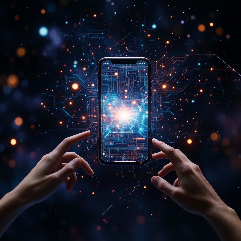 Free Digital Magic Touch Image - Technology, Smartphone, Holographic ...