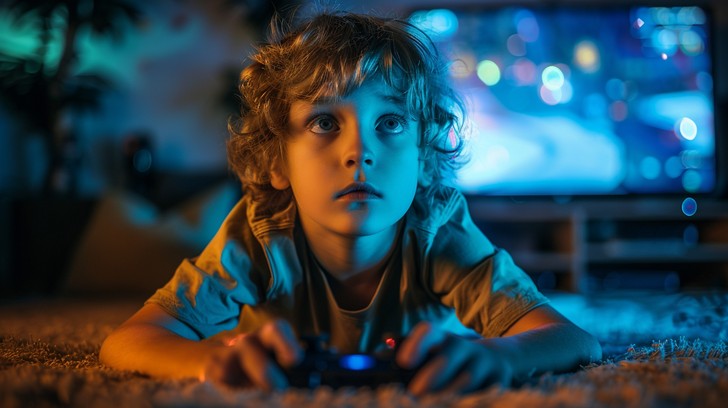 Free Child Gaming Intensely Image - Child, Gaming, Concentration ...
