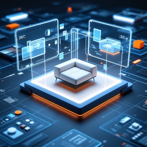 Free Future Furniture Design Image - 3d, Holographic, Interface ...