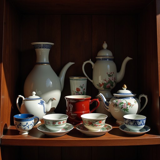 Free Elegant Tea Collection Image - Teapots, Porcelain, Cups | Download ...